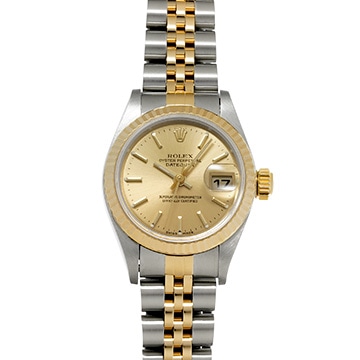 ロレックス デイトジャスト 79173 シャンパン レディース 時計 【中古】【wristwatch】