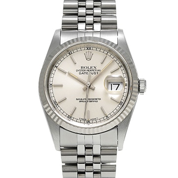 ロレックス デイトジャスト 16234 シルバー メンズ 時計 【中古】【wristwatch】