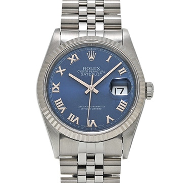 ロレックス デイトジャスト 16234 ブルー メンズ 時計 【中古】【wristwatch】