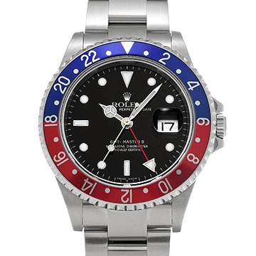 ロレックス GMTマスターII 16710 ブラック メンズ 時計 【中古】【wristwatch】