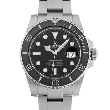 ロレックス サブマリーナ デイト 116610LN ブラック メンズ 時計 【中古】【wristwatch】