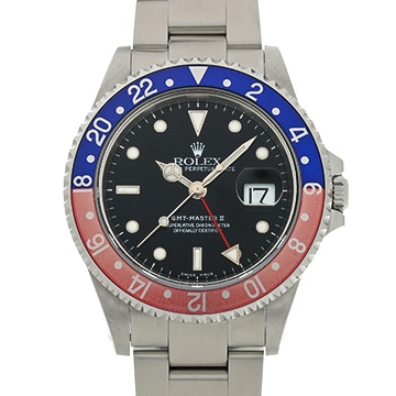 ロレックス GMTマスターII 16710 ブラック メンズ 時計 【中古】【wristwatch】