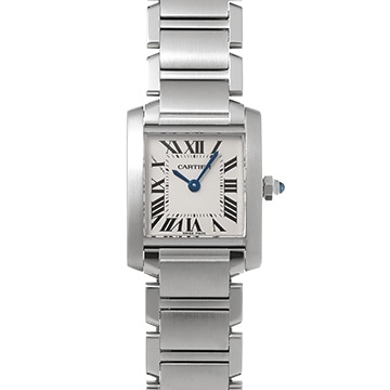 カルティエ タンクフランセーズ SM　 W51008Q3 シルバー レディース 時計 【中古】【wristwatch】