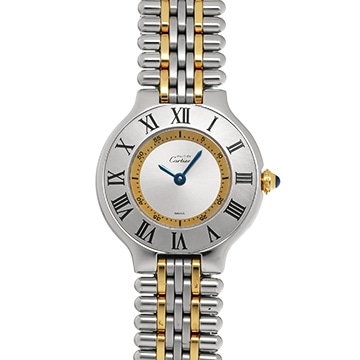 カルティエ マスト21 ヴァンティアン SM W10075F4 シルバー メンズ 時計 【中古】【wristwatch】