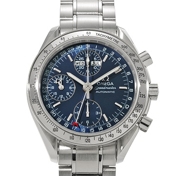 オメガ スピードマスター トリプルカレンダー 3521.80 ブルー メンズ 時計 【中古】【wristwatch】