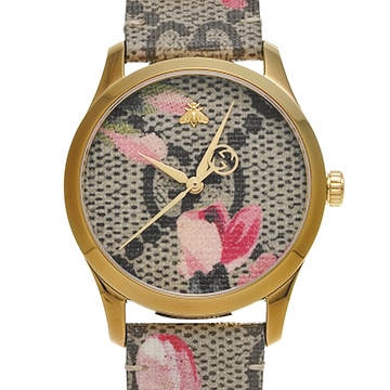 グッチ Gタイムレス YA1264038A ベージュ ユニセックス 時計 【中古】【wristwatch】