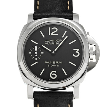 パネライ ルミノールマリーナ 8デイズ PAM00510 ブラック メンズ 時計 【中古】【wristwatch】