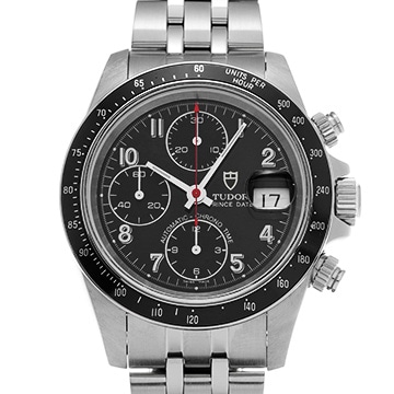 チューダー / チュードル クロノタイム 79260 ブラック メンズ 時計 【中古】【wristwatch】
