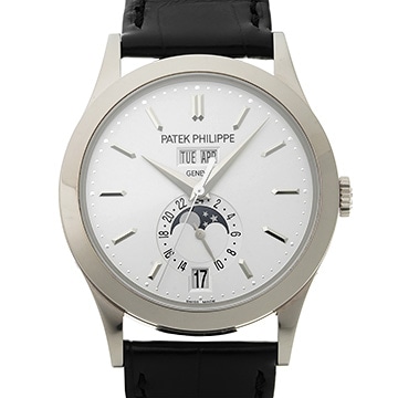 パテック フィリップ アニュアルカレンダー ムーンフェイズ 5396G-011 シルバー メンズ 時計 【中古】【wristwatch】