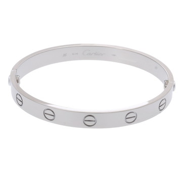 カルティエ ラブブレスレット #16 旧型 シルバー K18ホワイトゴールド WG レディース ジュエリー 【中古】【jewelry】