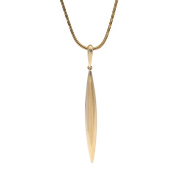 ティファニー フェザーネックレス ゴールド K18イエローゴールド YG レディース ジュエリー 【中古】【jewelry】