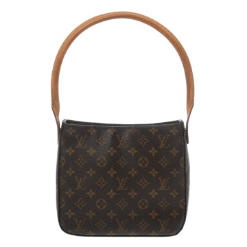 ルイ ヴィトン モノグラム  ルーピング MM ブラウン M51146 モノグラムキャンバス レディース バッグ 【中古】【bag】