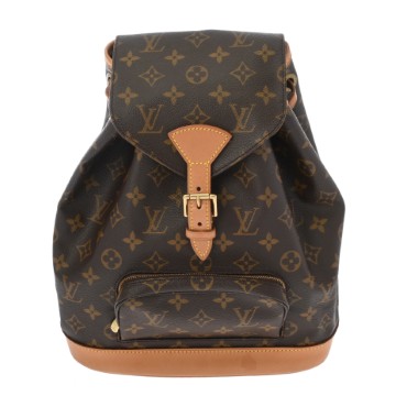 ルイ ヴィトン モノグラム モンスリ MM ブラウン M51136 モノグラムキャンバス レディース バッグ 【中古】【bag】