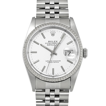 ロレックス デイトジャスト 16234 ホワイト メンズ 時計 【中古】【wristwatch】