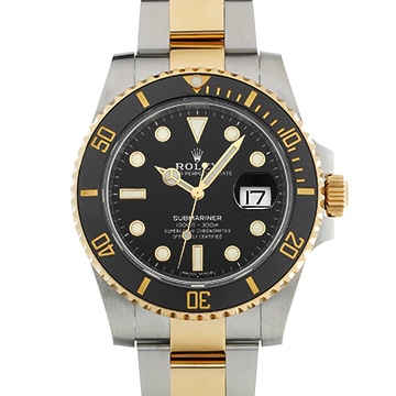 ロレックス サブマリーナ デイト 116613LN ブラック メンズ 時計 【中古】【wristwatch】