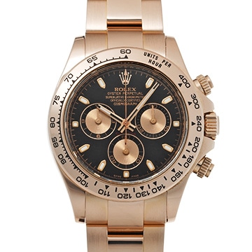 ロレックス コスモグラフ デイトナ 116505 ブラック/ピンク メンズ 時計 【中古】【wristwatch】