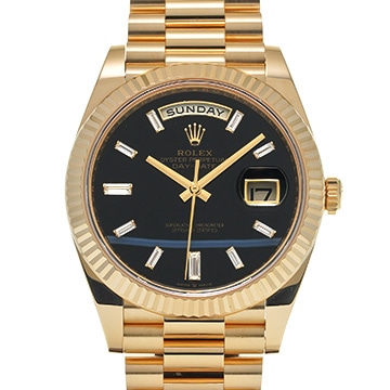 ロレックス デイデイト 40 228238A オニキス/ダイヤモンド メンズ 時計 【中古】【wristwatch】