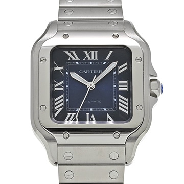 カルティエ サントス ドゥ カルティエ MM WSSA0063 ブルー・グラデーション メンズ 時計 【中古】【wristwatch】