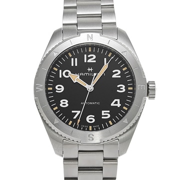 ハミルトン カーキ フィールド H70315130 ブラック メンズ 時計 【中古】【wristwatch】
