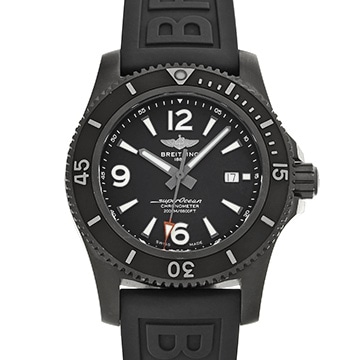ブライトリング スーパーオーシャン オートマチック 46 ブラックスチール M17368B71B1S2 ブラック メンズ 時計 【中古】【wristwatch】
