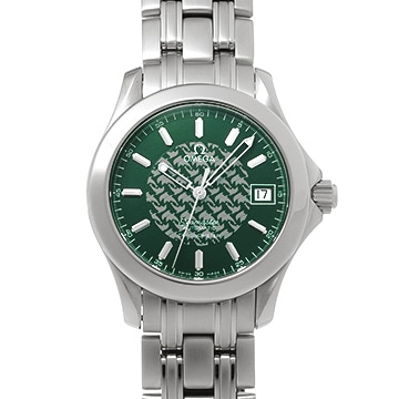 オメガ シーマスター 120 ジャックマイヨール 1998 2506.70 グリーン メンズ 時計 【中古】【wristwatch】