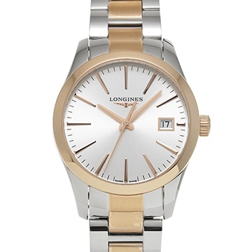 ロンジン コンクエスト クラシック L2.386.3.72.7 シルバー ユニセックス 時計 【中古】【wristwatch】