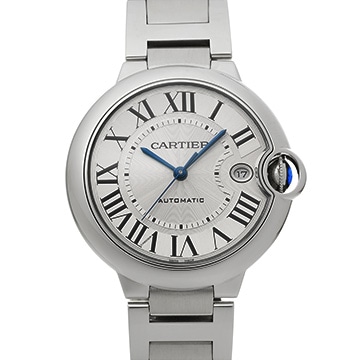 カルティエ バロンブルー ドゥ カルティエ 40mm WSBB0040 シルバー メンズ 時計 【中古】【wristwatch】