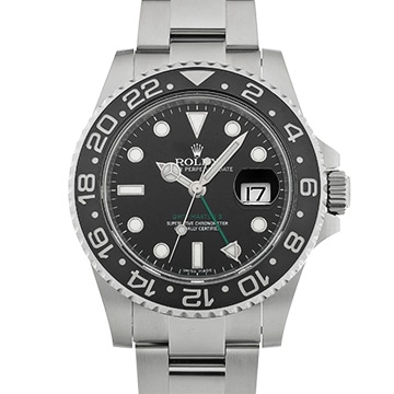 ロレックス GMTマスターII 116710LN ブラック メンズ 時計 【中古】【wristwatch】