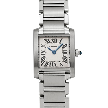 カルティエ タンクフランセーズ SM　 W51008Q3 シルバー レディース 時計 【中古】【wristwatch】