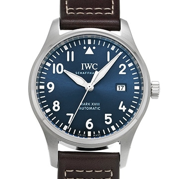 IWC パイロットウォッチ マーク XVIII プティ・プランス IW327010 ブルー メンズ 時計 【中古】【wristwatch】