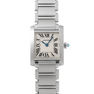 カルティエ タンクフランセーズ SM　 W51008Q3 シルバー レディース 時計 【中古】【wristwatch】