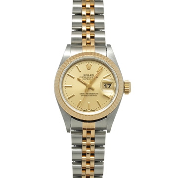 ロレックス デイトジャスト 26 69173 シャンパン レディース 時計 【中古】【wristwatch】