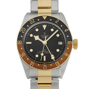 チューダー / チュードル ヘリテージ ブラックベイ GMT S&G 79833MN ブラック メンズ 時計 【中古】【wristwatch】