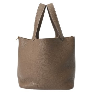 エルメス ピコタンロック MM エトゥープ トリヨンクレマンス レディース バッグ 【中古】【bag】