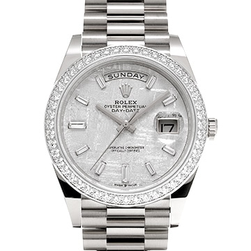 ロレックス デイデイト 40 228349RBR メテオライト メンズ 時計 【中古】【wristwatch】