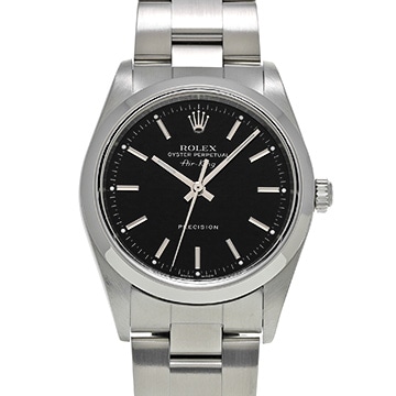 ロレックス エアキング 14000M ブラック メンズ 時計 【中古】【wristwatch】