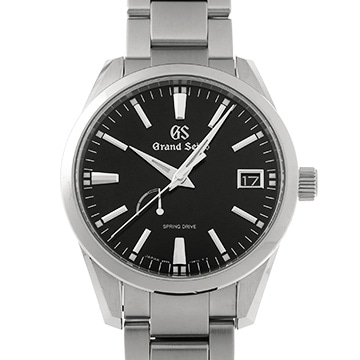 グランドセイコー ヘリテージコレクション スプリングドライブ SBGA301 ブラック メンズ 時計 【中古】【wristwatch】