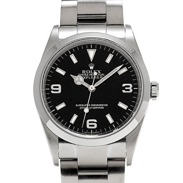 ロレックス エクスプローラー 114270 ブラック メンズ 時計 【中古】【wristwatch】