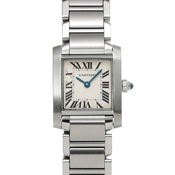 カルティエ タンクフランセーズ SM　 W51008Q3 シルバー レディース 時計 【中古】【wristwatch】