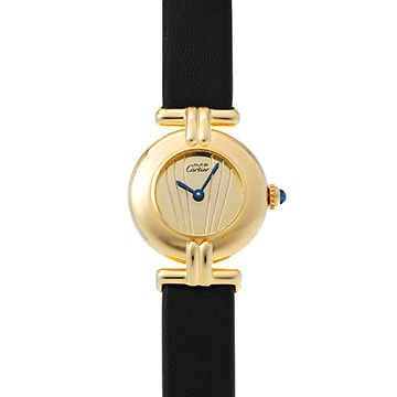 カルティエ マスト コリゼ ヴェルメイユ SM 590002 シャンパン レディース 時計 【中古】【wristwatch】