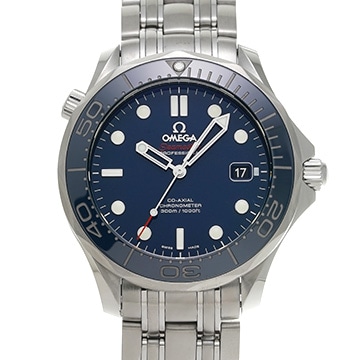 オメガ シーマスター ダイバー300 コーアクシャル 212.30.41.20.03.001 ブルー メンズ 時計 【中古】【wristwatch】