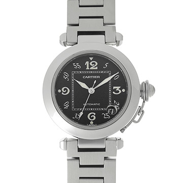 カルティエ パシャC W31043M7 ブラック ユニセックス 時計 【中古】【wristwatch】