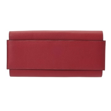 エルメス パッサンロング ルージュアッシュ エバーカラー レディース 財布 【中古】【purse】