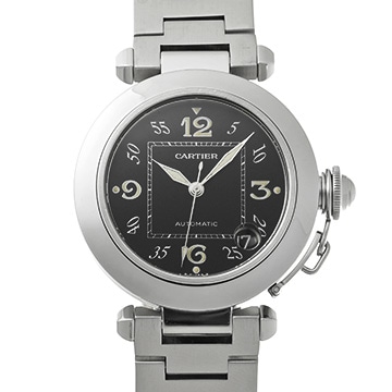 カルティエ パシャC W31043M7 ブラック ユニセックス 時計 【中古】【wristwatch】