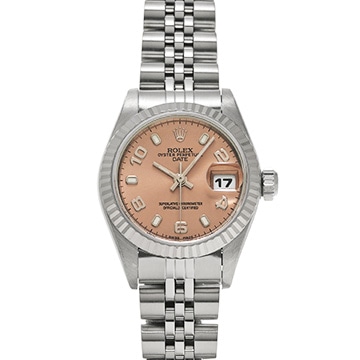 ロレックス デイトジャスト 69174 ピンク レディース 時計 【中古】【wristwatch】