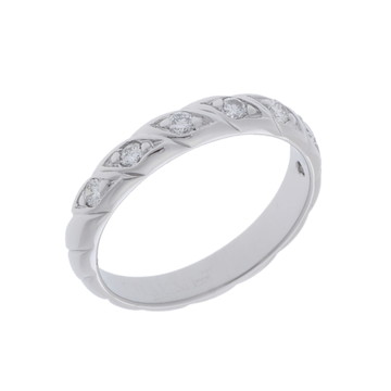 ショーメ トルサード リング シルバー Pt950プラチナ レディース ジュエリー 【中古】【jewelry】