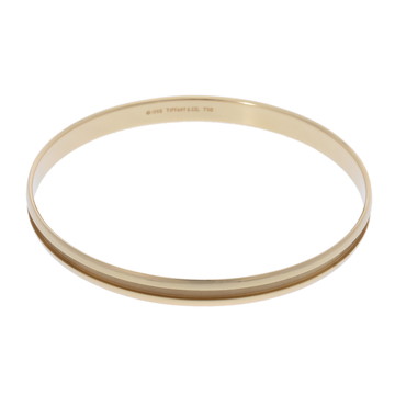 ティファニー グルーブド ブレスレット ゴールド K18イエローゴールド YG レディース ジュエリー 【中古】【jewelry】
