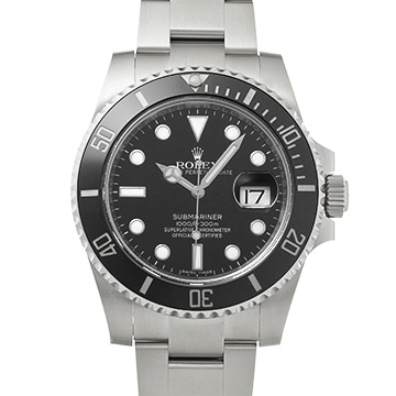 ロレックス サブマリーナ デイト 116610LN ブラック メンズ 時計 【中古】【wristwatch】