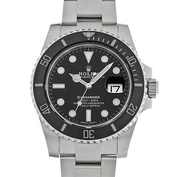 ロレックス サブマリーナ デイト 116610LN ブラック メンズ 時計 【中古】【wristwatch】