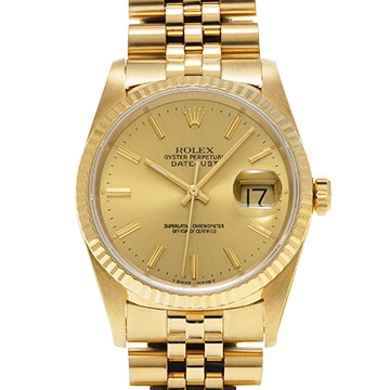 ロレックス デイトジャスト 16238 シャンパン メンズ 時計 【中古】【wristwatch】